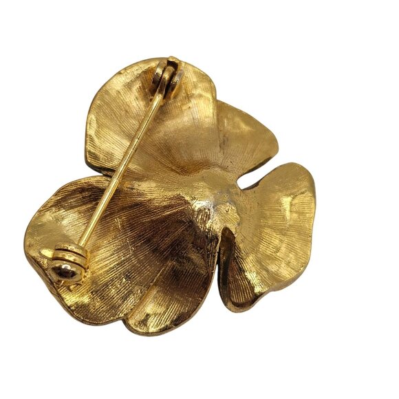 VTG Brooch 3PC Set Silver Tone Whimsy Fairycore Enchanting Butterfly Florals Pin - Picture 11 of 13